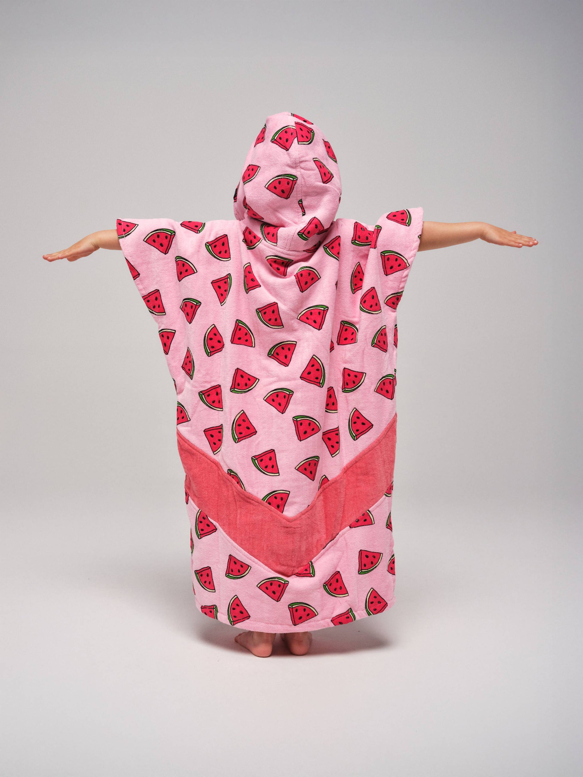Junior Poncho - Watermeloen 9-15 jaar