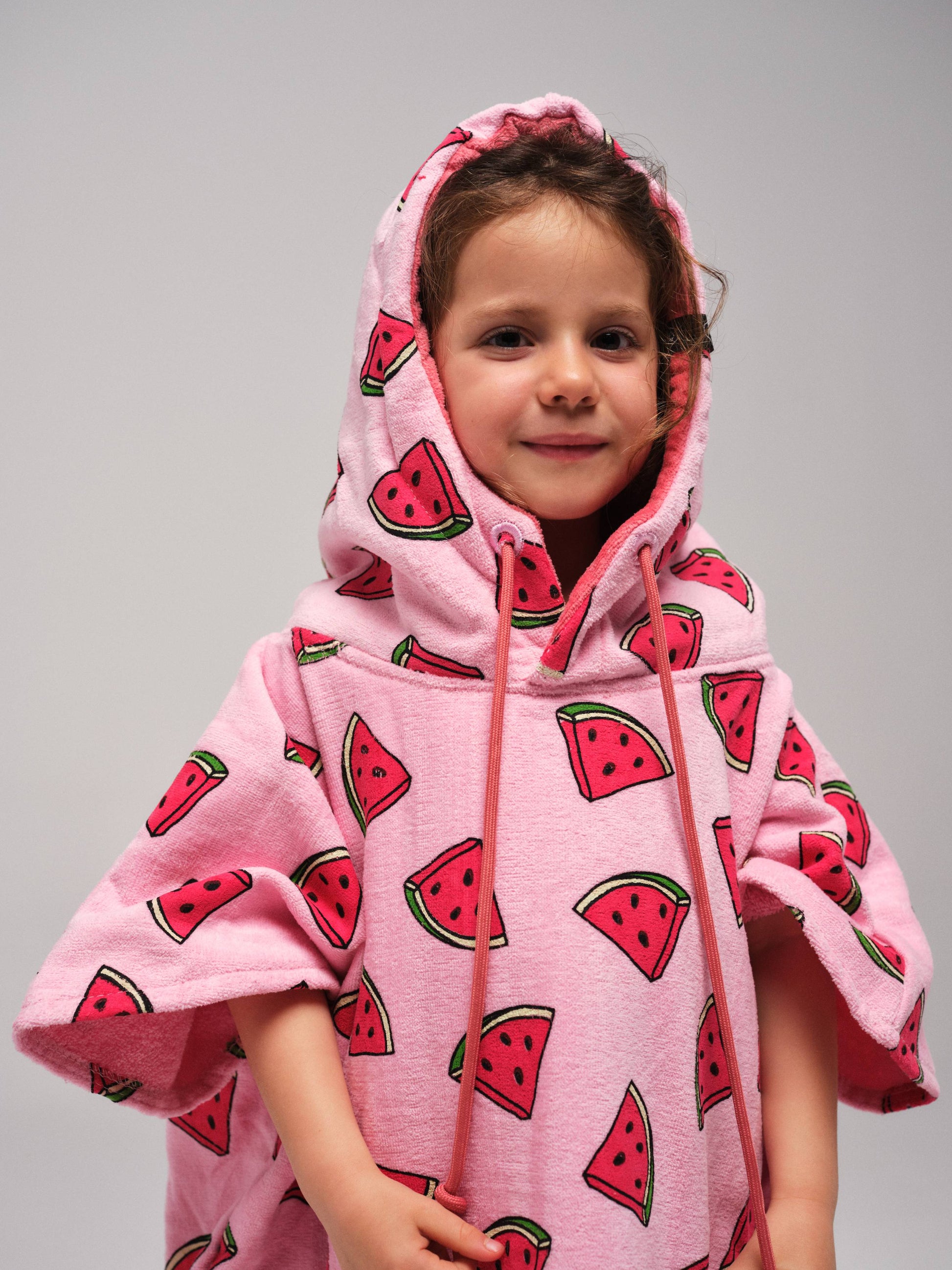 Junior Poncho - Watermeloen 9-15 jaar