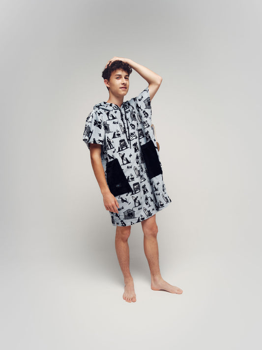 Poncho para niños de 6 a 9 años - Kai