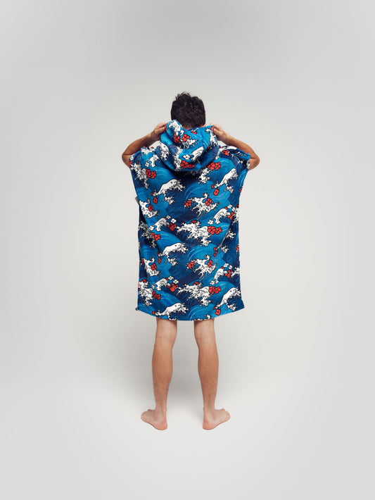 Poncho Junior 9 à 15 ans - Nippon Wave