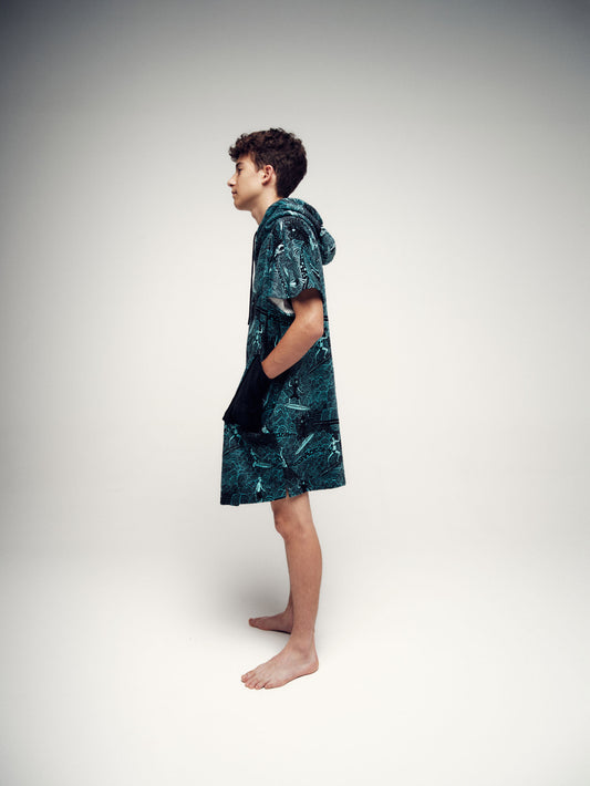 Junior Poncho 9 tot 15 jaar - Surfen