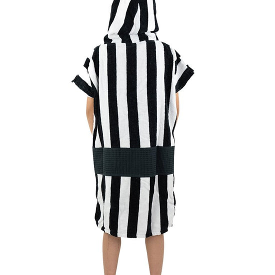 Kids Poncho Jacquard - Good Vibes Black 6-9 ans