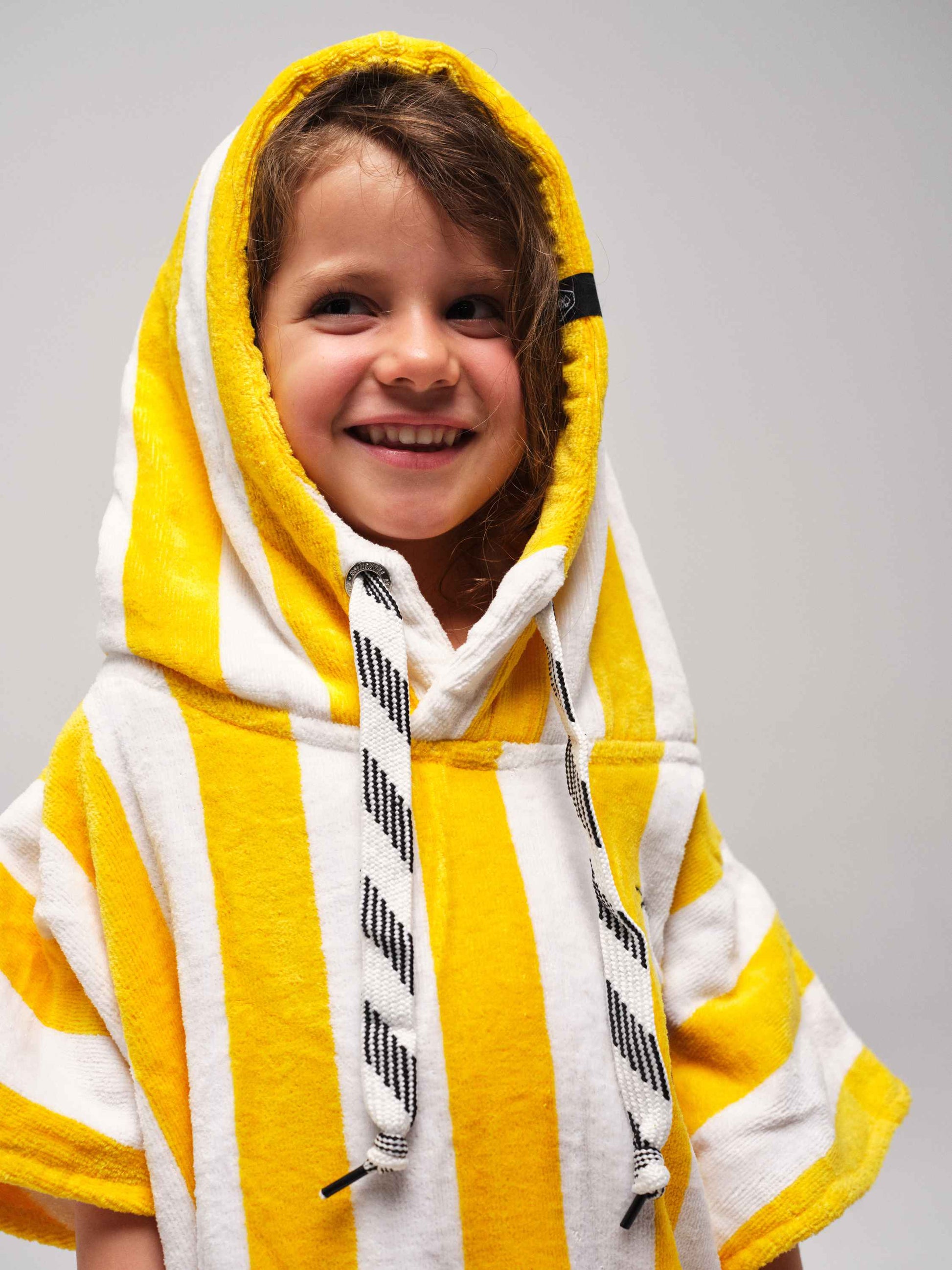 Kids Poncho Jacquard - Good Vibes Sunny 6-9 ans
