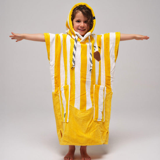 Kids Poncho Jacquard - Good Vibes Sunny 6-9 ans