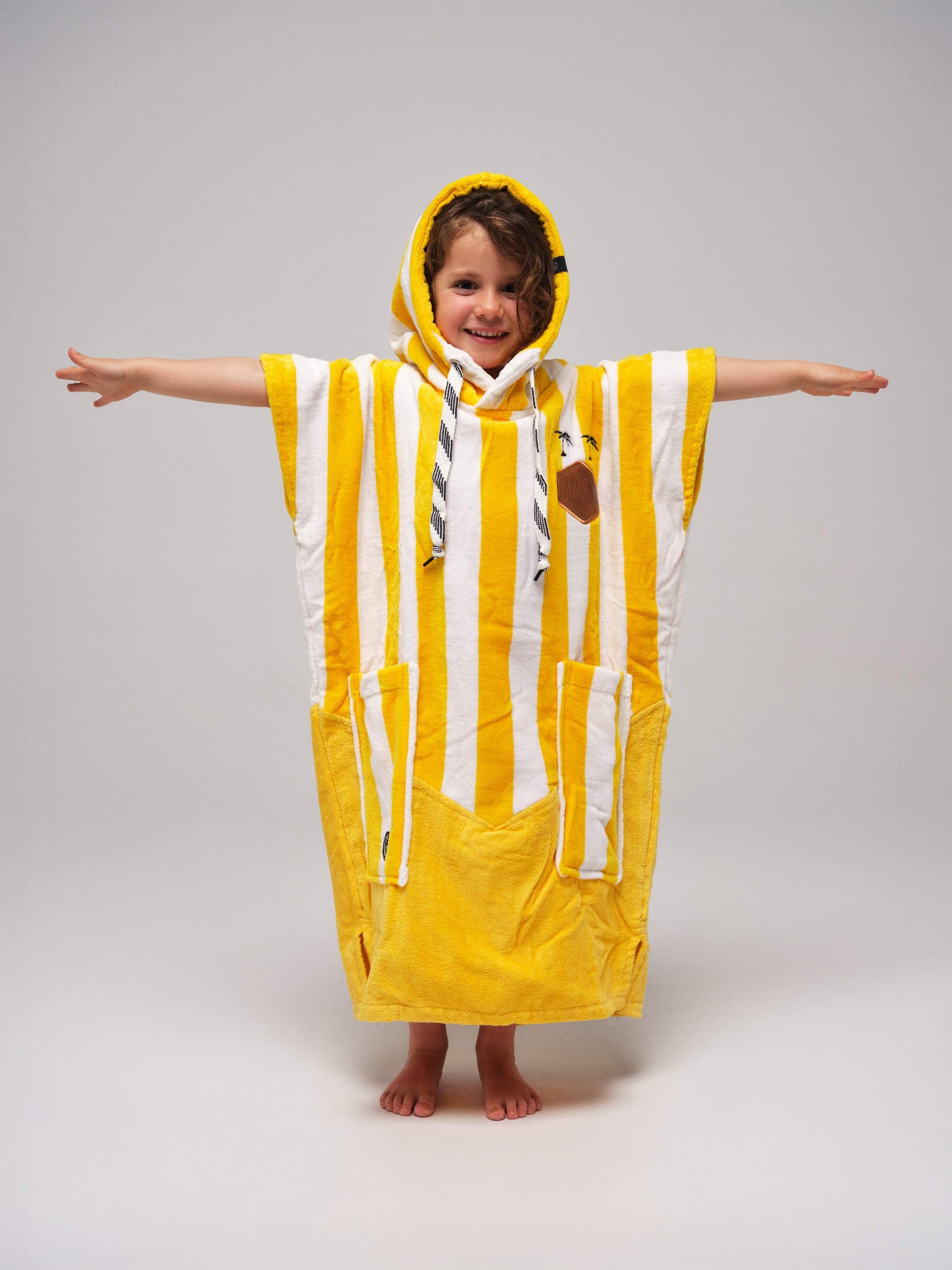Kids Poncho Jacquard - Good Vibes Sunny 6-9 ans
