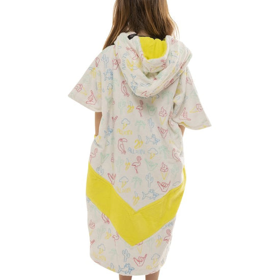 Kids Poncho - Neon / Yellow 6-9 ans
