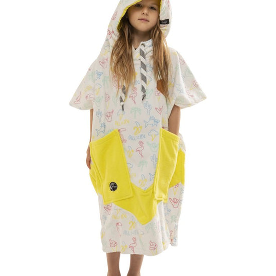 Kids Poncho - Neon / Yellow 6-9 ans