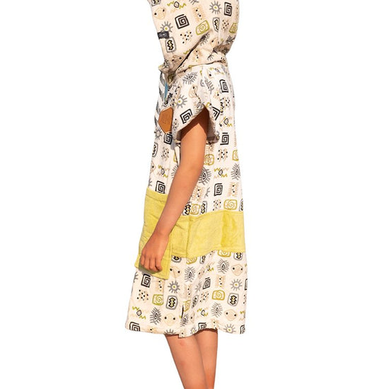 Kids Poncho - Botswana / Green 6-9 ans