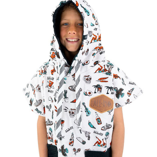 Kids Poncho - Mexicano 6-9 ans