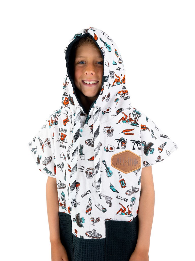 Kids Poncho - Mexicano 6-9 ans