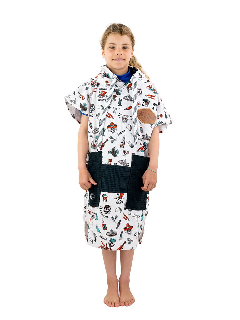 Kids Poncho - Mexicano 6-9 ans