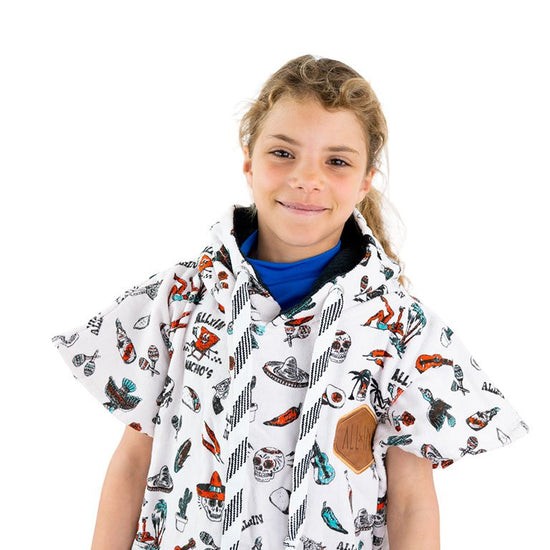 Kids Poncho - Mexicano 6-9 ans