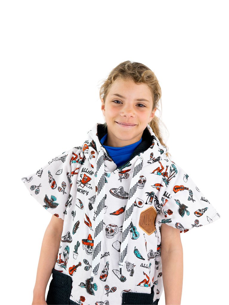 Kids Poncho - Mexicano 6-9 ans