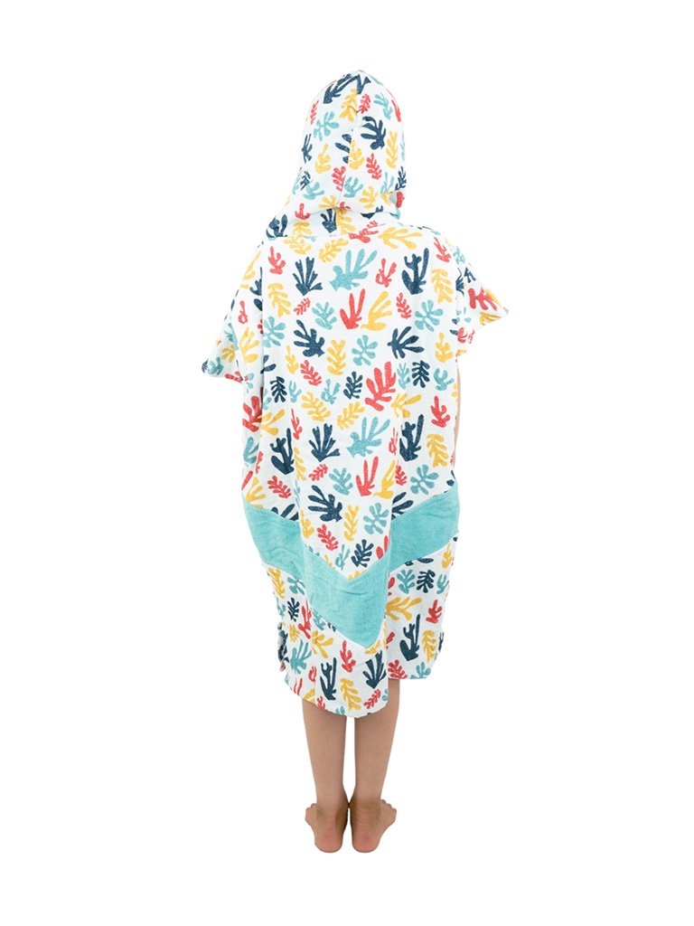 Kids Poncho - Algues 6-9 ans