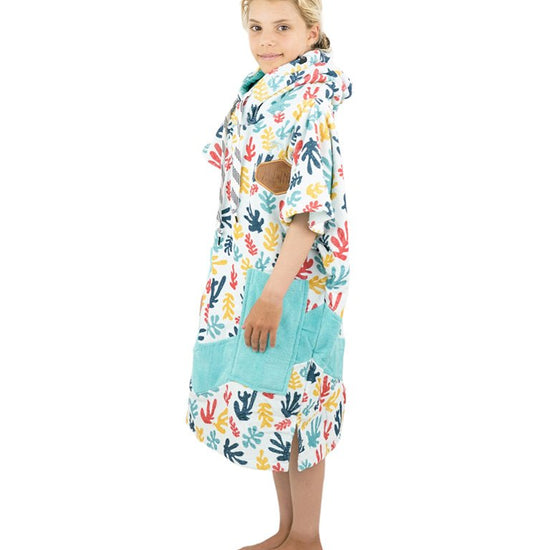 Kids Poncho - Algues 6-9 ans