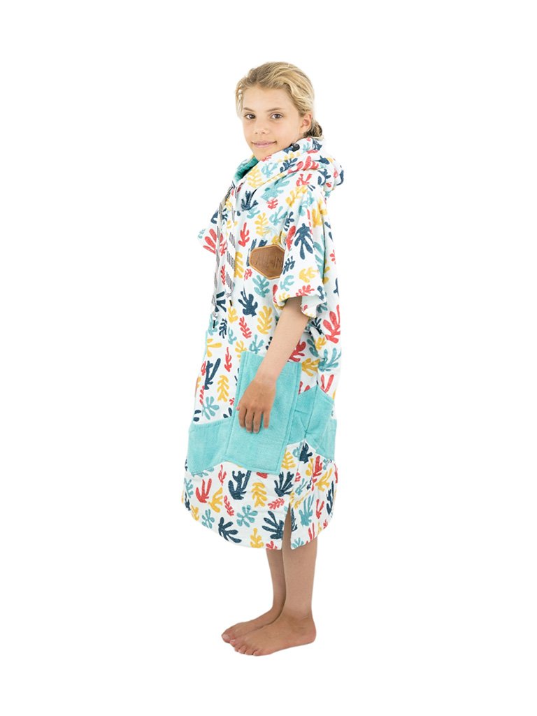 Kids Poncho - Algues 6-9 ans