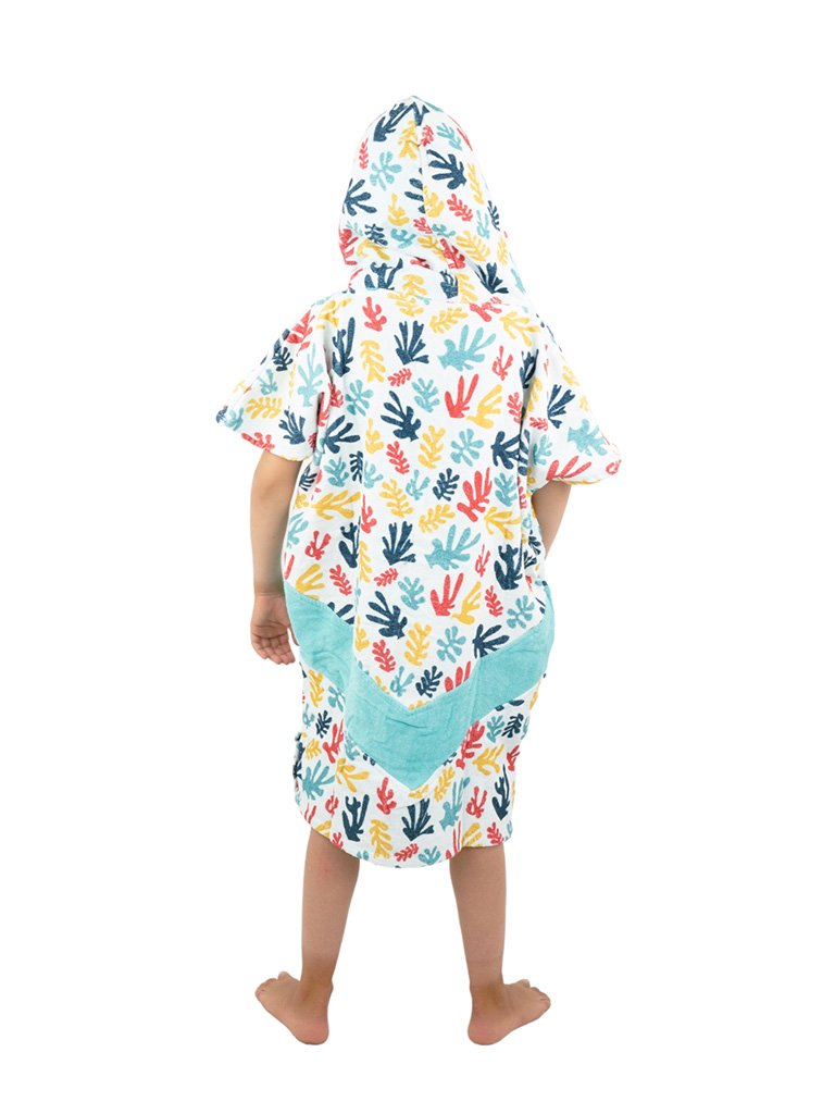 Kids Poncho - Algues 6-9 ans