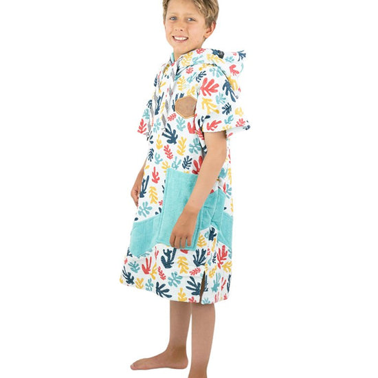 Kids Poncho - Algues 6-9 ans