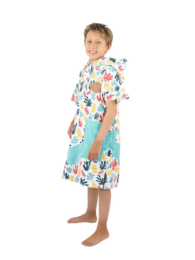 Kids Poncho - Algues 6-9 ans