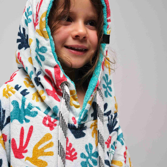Kids Poncho - Algues 6-9 ans