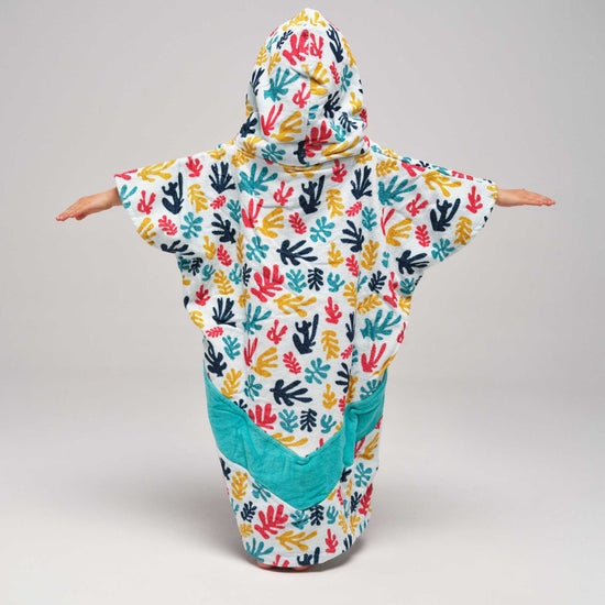 Kids Poncho - Algues 6-9 ans