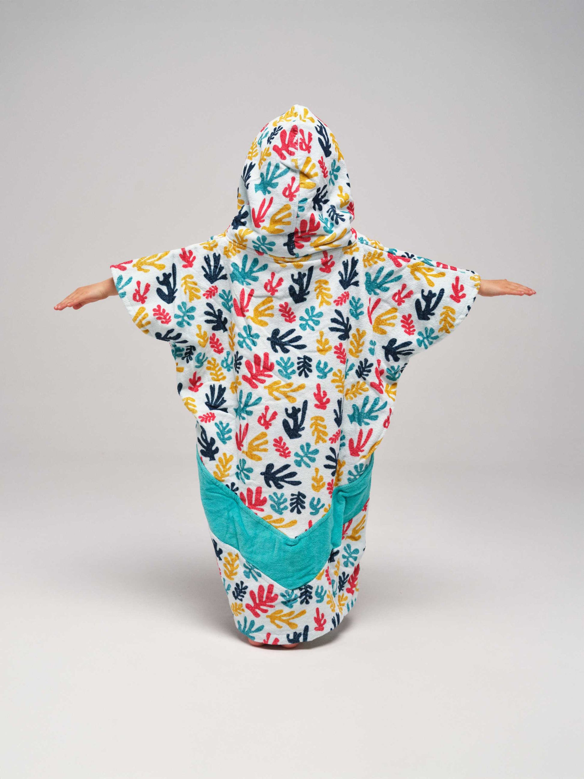Kids Poncho - Algues 6-9 ans