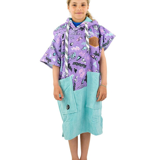 Kids Poncho - Pop 80s Violet 6-9 ans