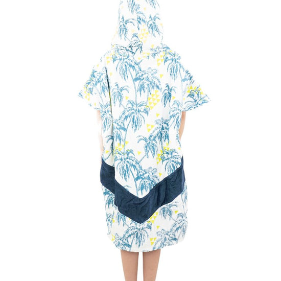 Kids Poncho - Palm Tree Fluo 6-9 ans