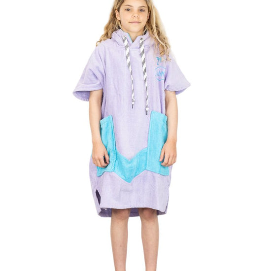 Kids Poncho - Viola 6-9 ans
