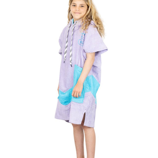 Kids Poncho - Viola 6-9 ans