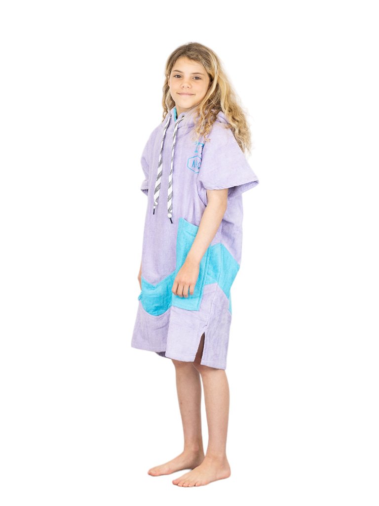 Kids Poncho - Viola 6-9 ans