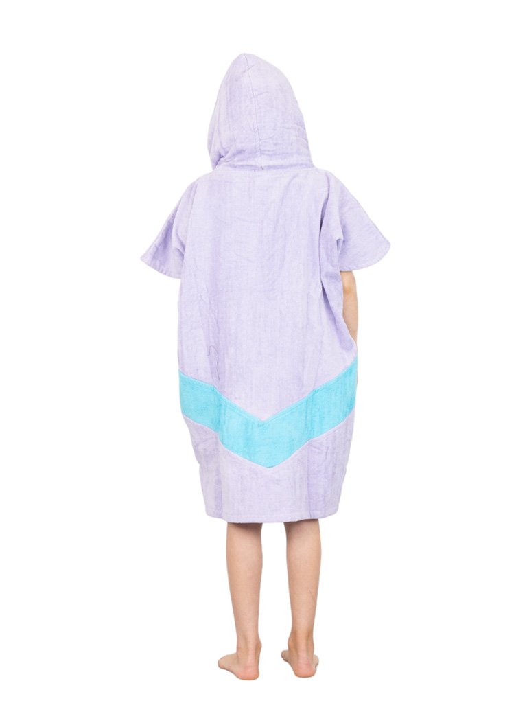 Kids Poncho - Viola 6-9 ans