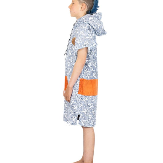 Kids Poncho - Ocean 6-9 ans