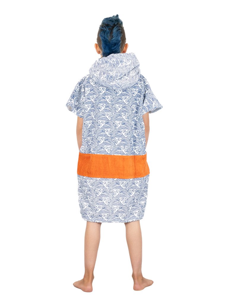 Kids Poncho - Ocean 6-9 ans