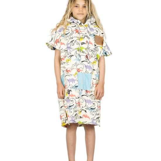 Kids Poncho - Dino 6-9 ans