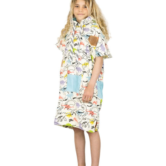 Kids Poncho - Dino 6-9 ans