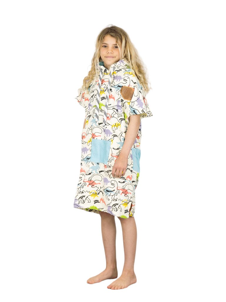 Kids Poncho - Dino 6-9 ans