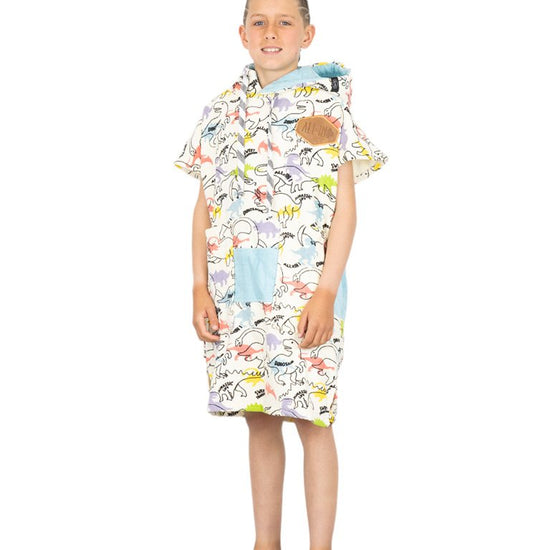 Kids Poncho - Dino 6-9 ans