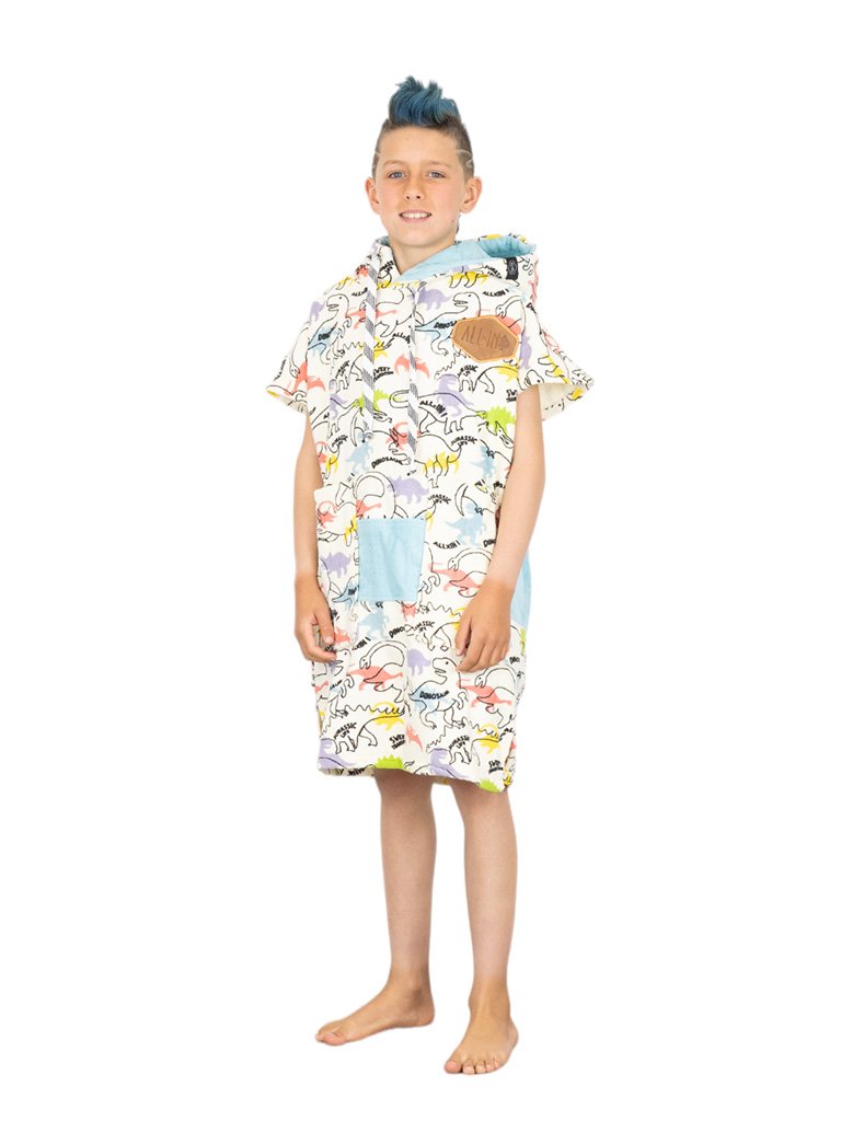 Kids Poncho - Dino 6-9 ans