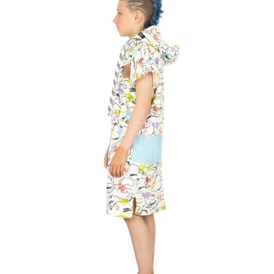 Kids Poncho - Dino 6-9 ans