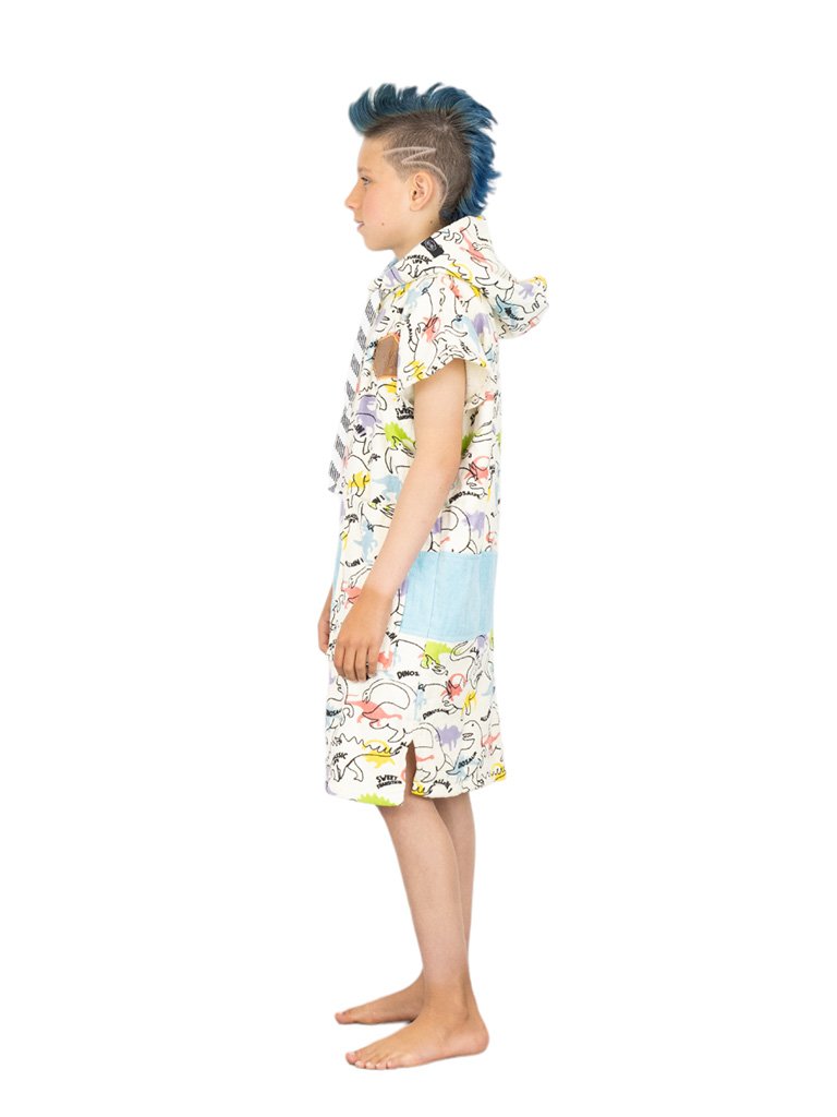 Kids Poncho - Dino 6-9 ans