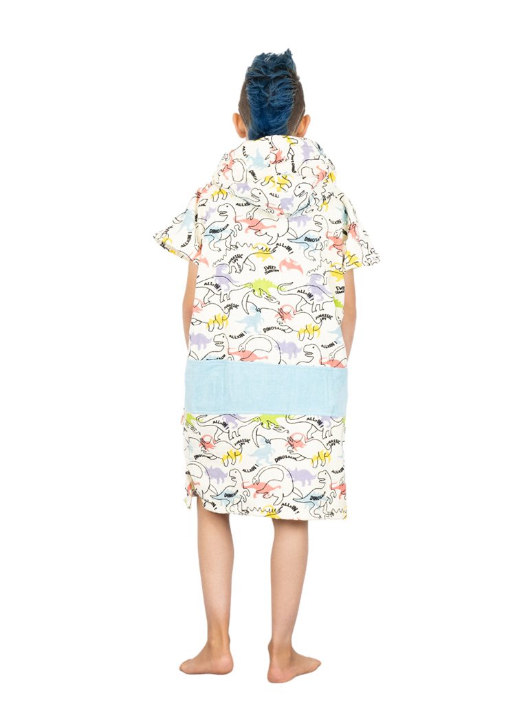 Kids Poncho - Dino 6-9 ans