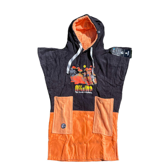 Kids Poncho - Hoody Car 6-9 ans