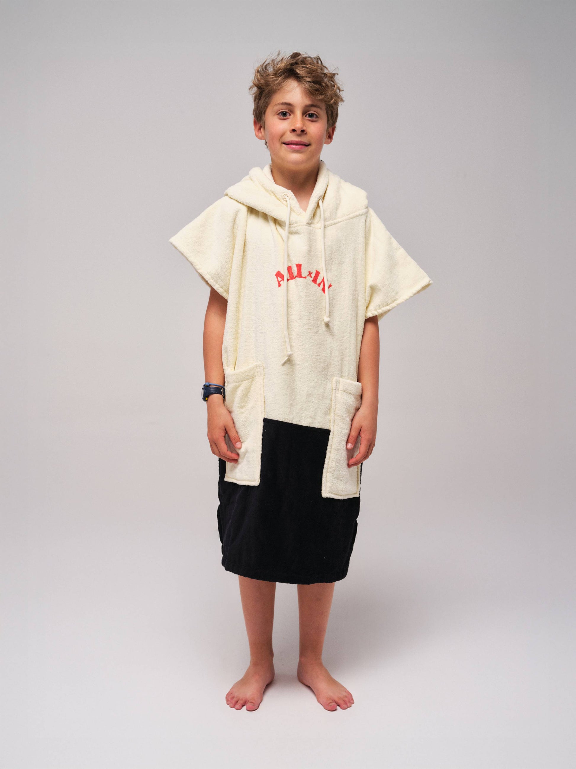 Kids Poncho - Badcat 6-9 ans