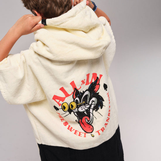 Kids Poncho - Badcat 6-9 ans
