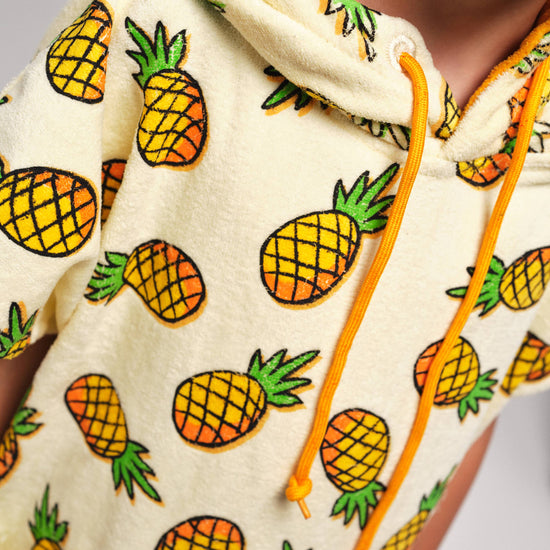 Kids Poncho - Pineapple 6-9 ans