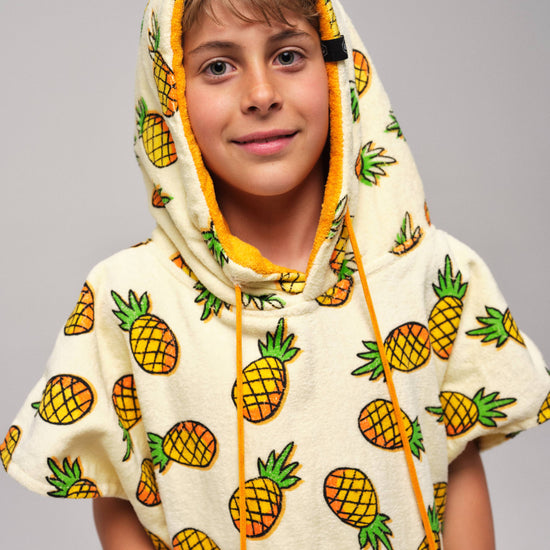 Kids Poncho - Pineapple 6-9 ans
