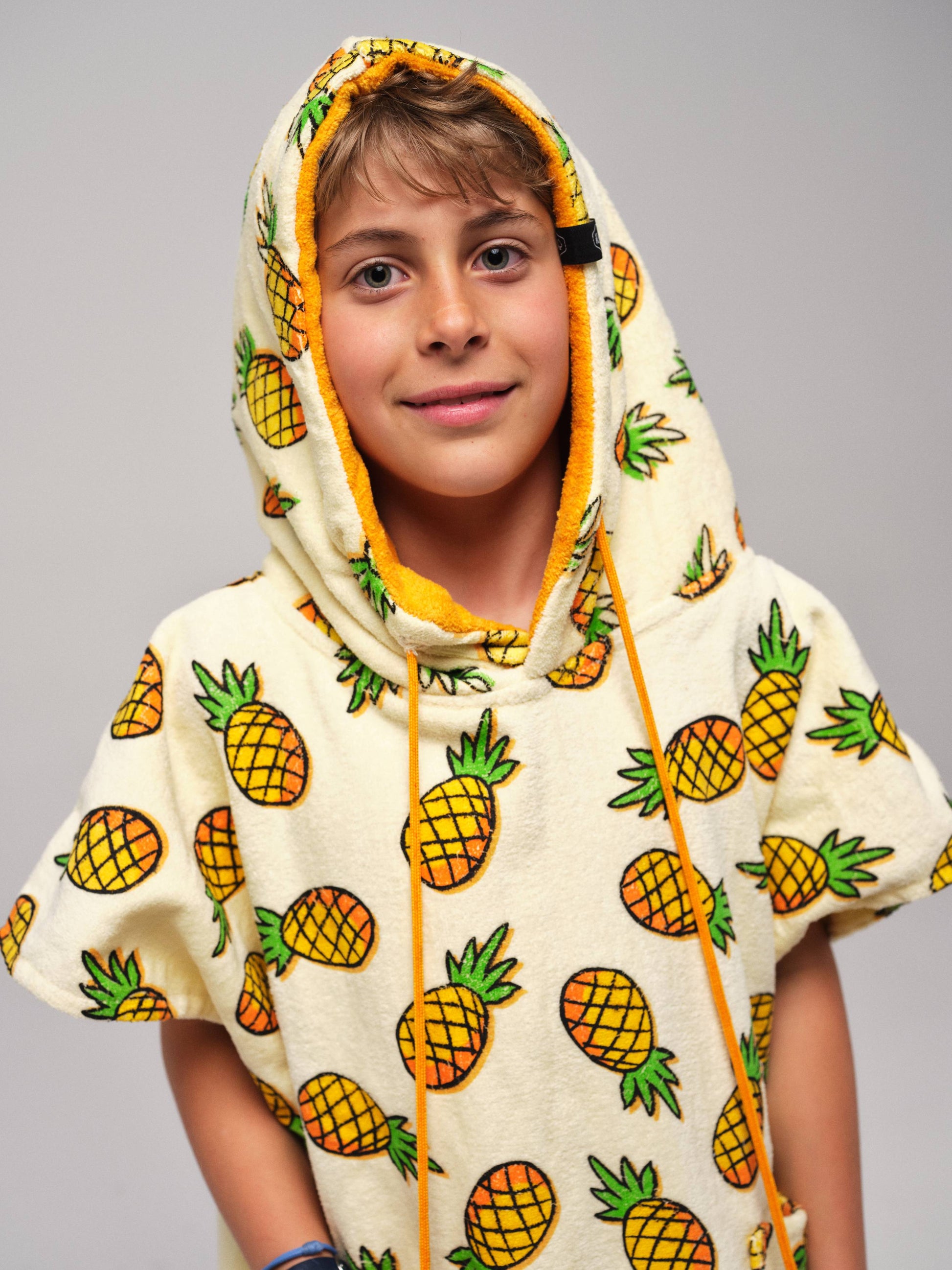 Kids Poncho - Pineapple 6-9 ans