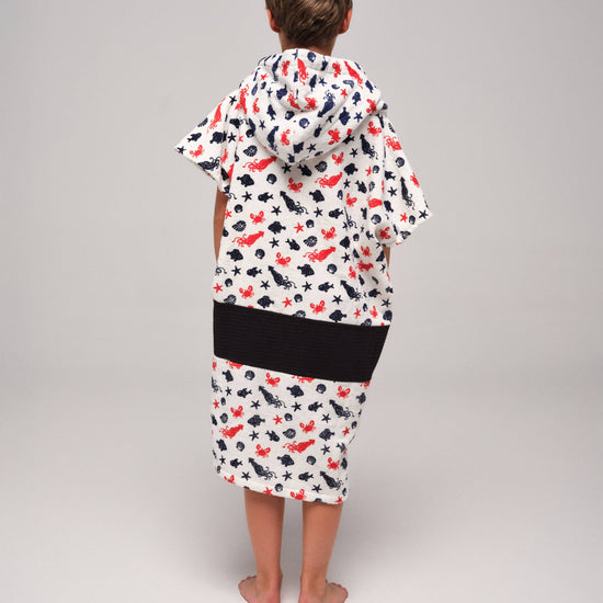 Kids Poncho - Seafood 6-9 ans