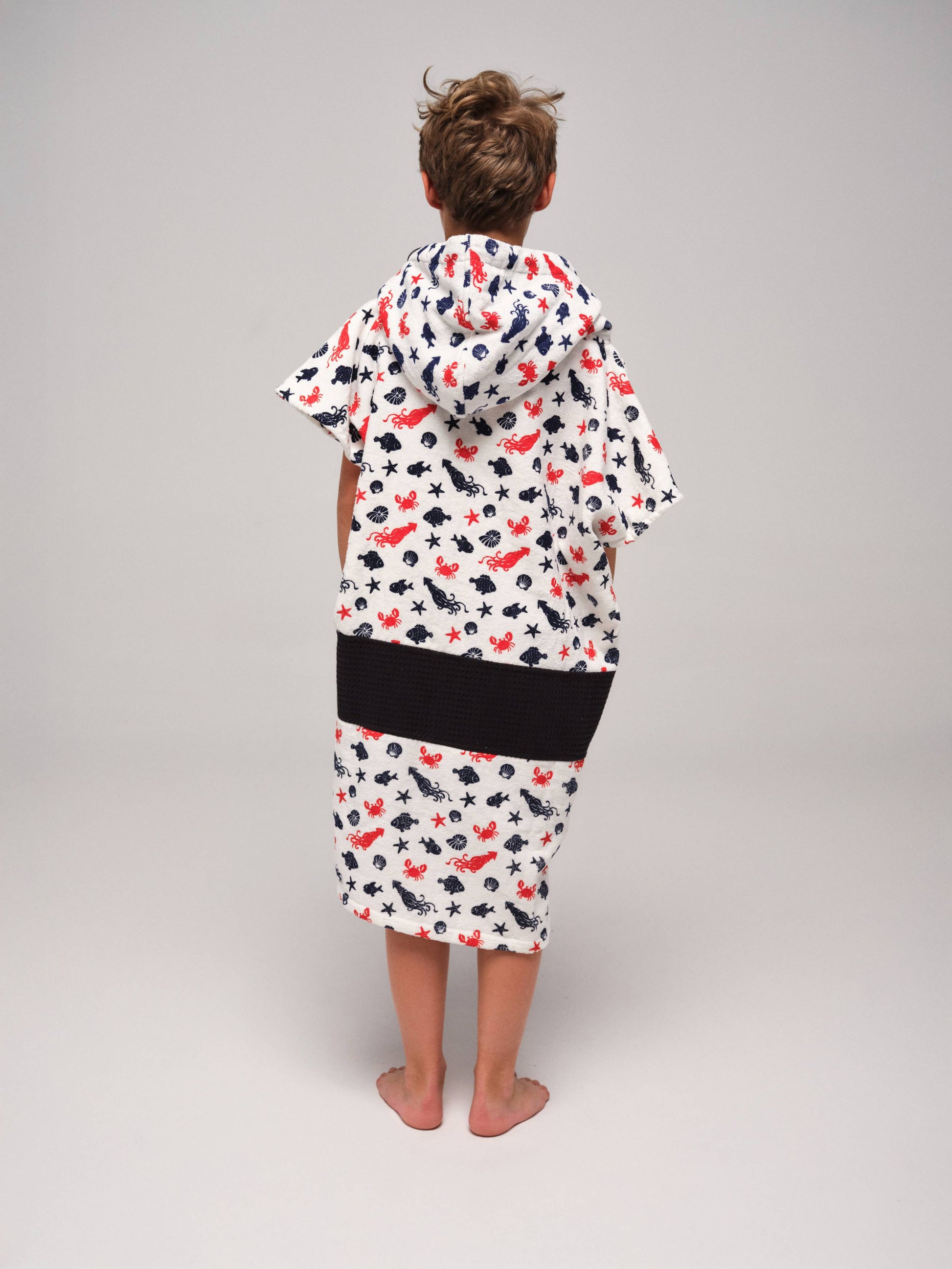 Kids Poncho - Seafood 6-9 ans